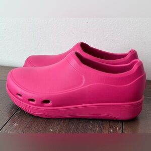 FitFlop Work + Pink Clogs Womens size 8